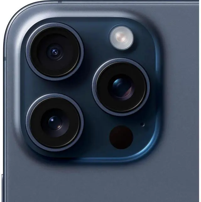 Alt view image 2 of 7 - Apple iPhone 15 Pro Max - 512GB - Blue Titanium - Fully Unlocked - Good (Grade B)