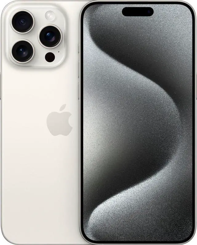 Alt view image 3 of 3 - Apple iPhone 15 Pro - 512GB - White Titanium - Fully Unlocked - Good (Grade B)