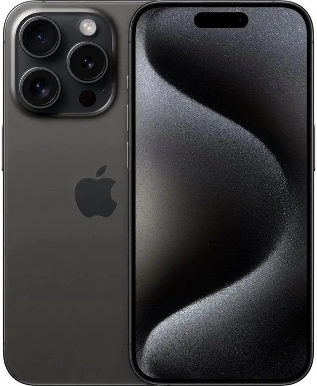 Main image of Apple iPhone 15 Pro - 1TB - Black Titanium - Fully Unlocked - Excellent (Grade A)