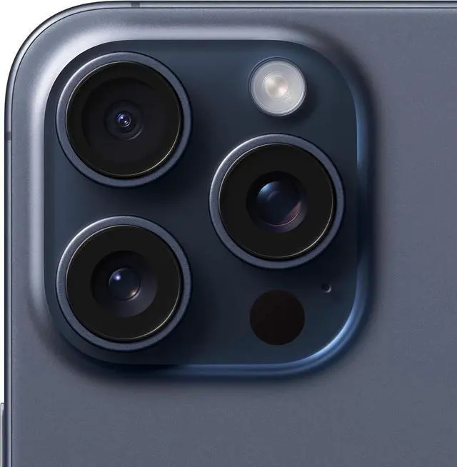 Alt view image 3 of 4 - Apple iPhone 15 Pro - 256GB - Blue Titanium - Fully Unlocked - Good (Grade B)