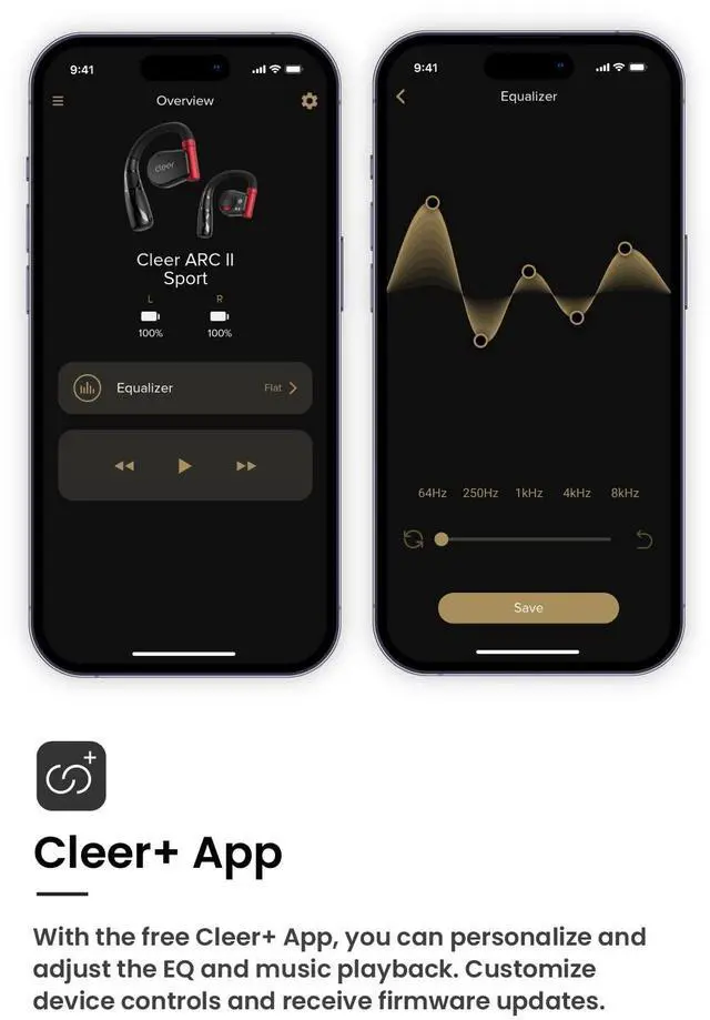 Alt view image 9 of 10 - Cleer Arc II Sport Wireless Open-Ear Earbuds - Black