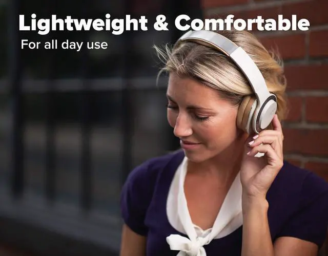 Alt view image 16 of 18 - Cleer Audio Enduro 100 Bluetooth Wireless Headphones with up to 100 Hours Battery (Sand)