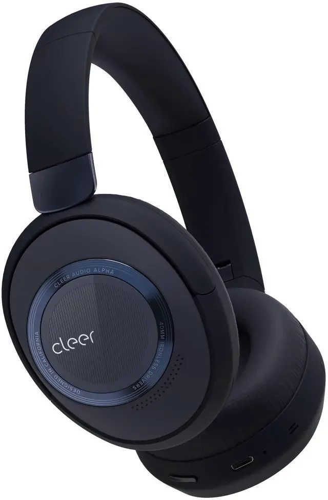 Alt view image 14 of 20 - Cleer Audio, Alpha Noise Cancelling Bluetooth Headphones, Microphone, Outer Touch Controls, 35 Hr Battery Life
