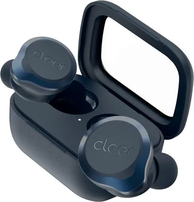 Alt view image 8 of 14 - Cleer ALLY Plus II Midnight Blue ALLYPLUS2BTMIBUS Adjustable Noise Cancelling Earbuds