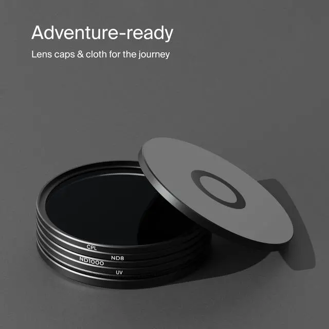 Alt view image 5 of 7 - Urth 43mm Magnetic UV, Circular Polarizing (CPL), ND8, ND1000 Lens Filter Kit (Plus+)