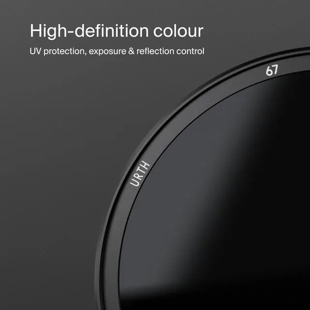 Alt view image 3 of 7 - Urth 43mm Magnetic UV, Circular Polarizing (CPL), ND8, ND1000 Lens Filter Kit (Plus+)