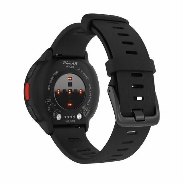 Alt view image 5 of 6 - Polar Pacer  GPS Sport Watch for Men and Women  Heart Rate Monitor  Training & Recovery Tools
