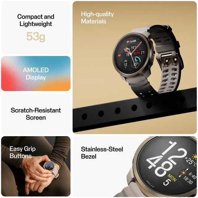 Alt view image 2 of 6 - Polar Vantage M3 -Smart Multi-Sport Watch