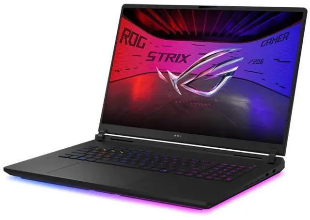 Alt view image 2 of 5 - ASUS ROG Strix SCAR 18 G835LX-XS98 18" Gaming Laptop Computer - Off Black
Intel Core Ultra 9 275HX 2.7GHz Processor; NVIDIA GeForce RTX 5090 24GB GDDR7; 64GB DDR5-5600 RAM; 2TB Solid State Drive