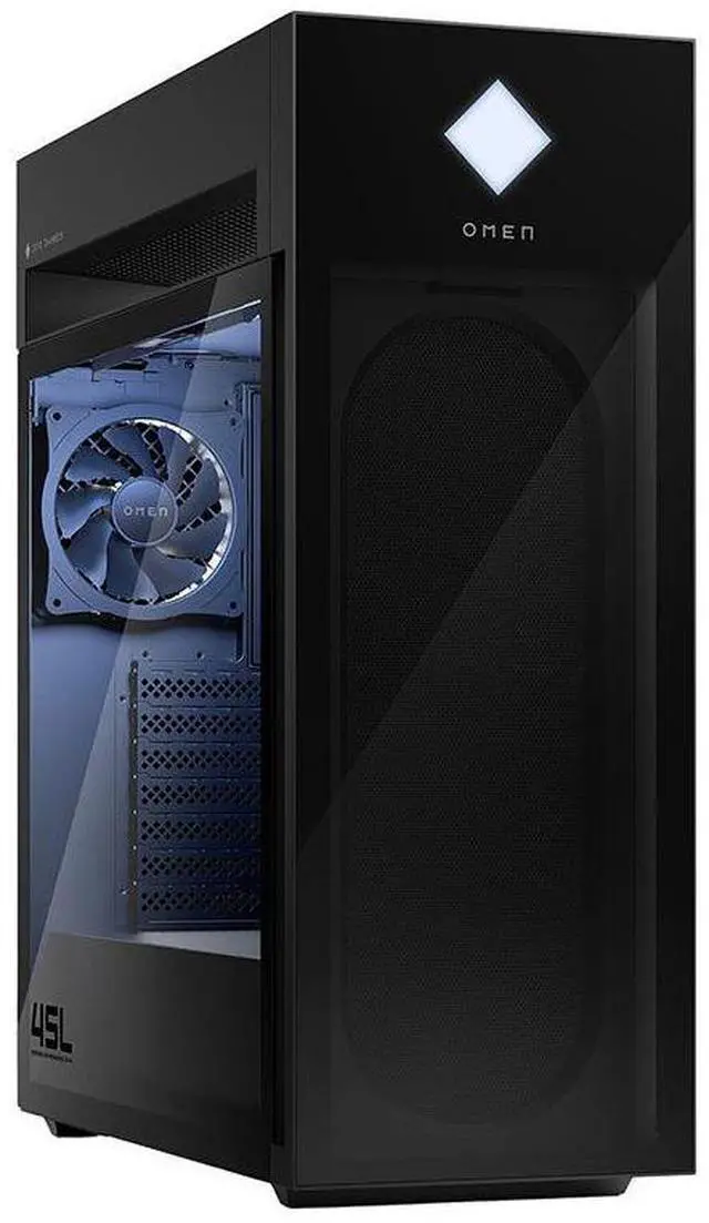 Alt view image 4 of 15 - HP OMEN 45L GT22-3090 Gaming PC, Intel Core Ultra 9 285K 3.2GHz Processor; NVIDIA GeForce RTX 5090 32GB GDDR7; Kingston FURY 64GB DDR5-5600 XMP RGB Heatsink RAM; 2TB NVMe SSD
