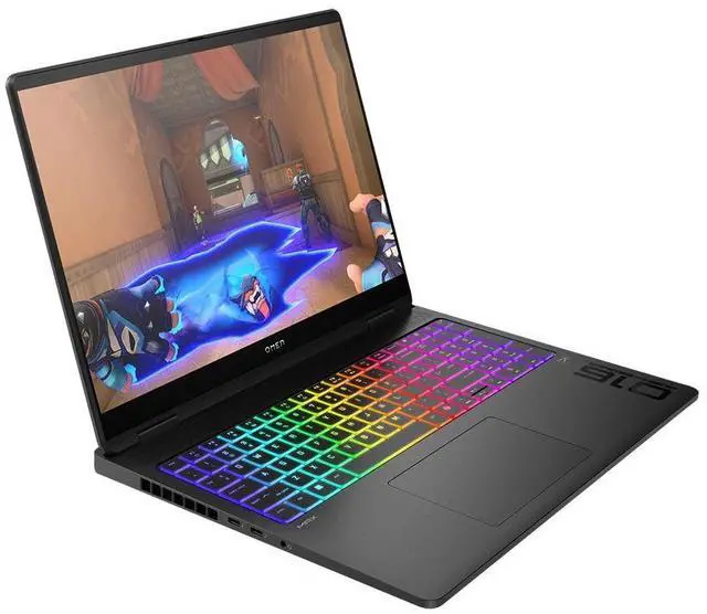 Alt view image 3 of 4 - HP OMEN MAX 16-ah0043dx OLED 16" WQXGA OLED Gaming Laptop - Shadow Black Metal, Intel Core Ultra 9 275HX 2.1GHz ; NVIDIA GeForce RTX 5080 16GB GDDR7; 32GB DDR5-5600 RAM; 2TB PCIe Gen4 NVMe M.2 SSD
