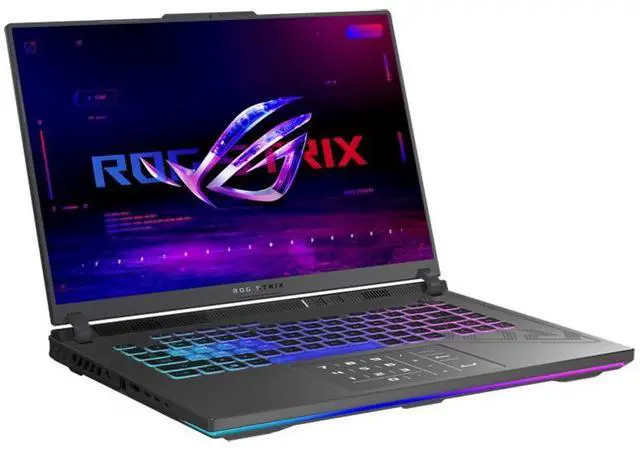 Alt view image 3 of 5 - ASUS ROG Strix G16 G614JIR 16" FHD+ IPS Anti-Glare 165Hz Display; Gaming Laptop; Intel Core i9-14900HX 1.6GHz; GeForce RTX 4070 8GB GDDR6; 32GB DDR5-5600 RAM; 1TB NVMe SSD