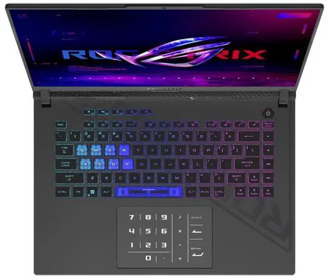 Alt view image 4 of 5 - ASUS ROG Strix G16 G614JIR 16" FHD+ IPS Anti-Glare 165Hz Display; Gaming Laptop; Intel Core i9-14900HX 1.6GHz; GeForce RTX 4070 8GB GDDR6; 32GB DDR5-5600 RAM; 1TB NVMe SSD