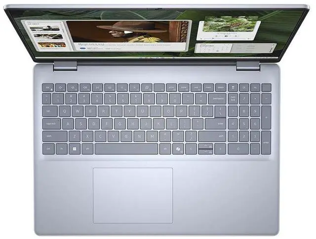Alt view image 4 of 5 - Dell Inspiron 16 5645 16" Laptop Computer - Ice Blue, AMD Ryzen 7 8840U 3.3GHz; 16GB DDR5-5600 RAM; 1TB NVMe M.2 SSD; Radeon Graphics; Wi-Fi 6E;