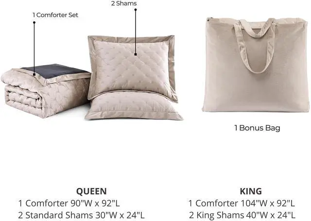 Alt view image 5 of 5 - Bebejan 3 Piece Velvet Comforter Set King Size Comforter Set