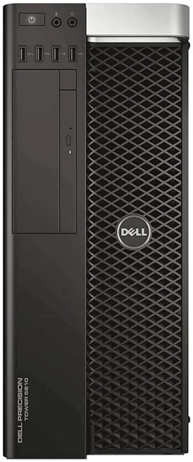Alt view image 2 of 3 - Dell Precision T5810 Xeon E5-1650 v3 6-Core 3.50GHz 32GB RAM 256GB SSD 1TB HDD GTX 1070 Win10 for Gaming & Content Creation