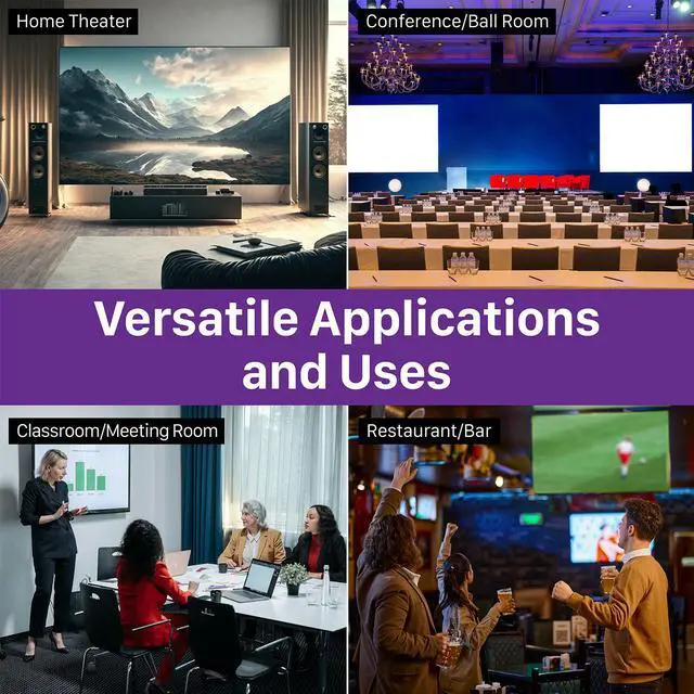 Alt view image 6 of 6 - Fosmon 2-Port 4K HDMI Extender Splitter Over Cat6a/7 Ethernet Cable Up to 230ft, 1 in 2 Out HDMI Splitter with AC Adapter, POC, IR Remote Control