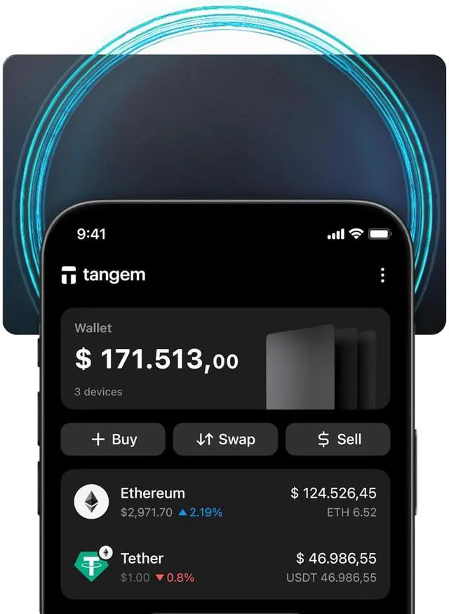 Alt view image 2 of 6 - TANGEM Stealth Wallet (Pack of 3 Cards) - Secure Crypto Wallet - Trusted Cold Storage for Bitcoin, Ethereum, NFT's & More Coins - 100% Offline Hardware