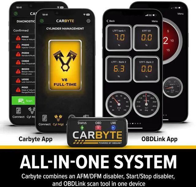 Alt view image 2 of 7 - Carbyte - AFM/DFM Disabler Auto Start/Stop disabler and Scan Tool - by OBDLink, ScanTool