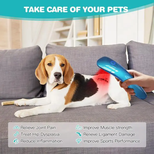 Alt view image 3 of 7 - PUPCA Laser Therapy Device for Dogs,Portable Red Light Therapy with 18*620nm for Pet Muscle,Hip&Joint Arthritis Pain Relief,Body Care,Reduce Inflammation,Promote Blood Circulation,Accelerate Healing