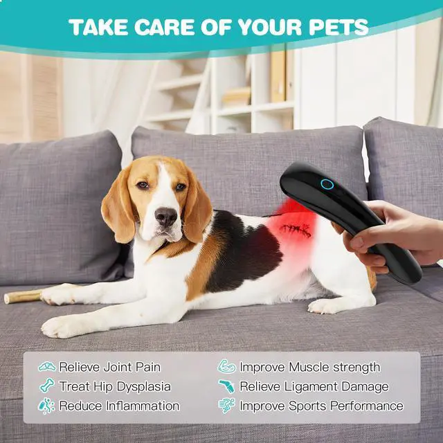 Alt view image 3 of 7 - PUPCA Laser Therapy Device for Pets,Portable Red Light Therapy with 18*620nm for Pet Muscle,Hip&Joint Arthritis Pain Relief,Body Care,Reduce Inflammation,Promote Blood Circulation,Accelerate Healing
