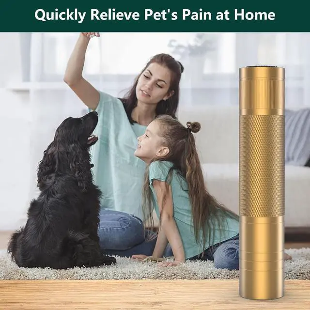 Alt view image 4 of 7 - PUPCA Pet/Vet Therapy Torch Device,Cold Laser Therapy Relieves Muscle Joint Pain Animals,Portable Red Light Therapy with 650&808nm Wavelength,for Dog,Cats,Horses & Others