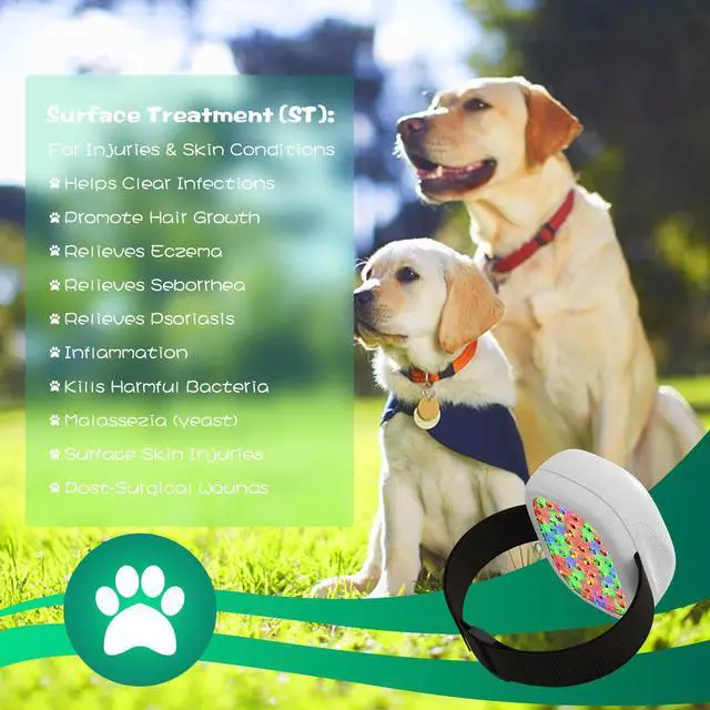 Alt view image 3 of 7 - PUPCA Pet/Vet Therapy Device,Cold Laser Therapy Relieves Muscle Joint Pain of Animal,Arthritis,Reduces Inflammation,Heals Wounds & Skin Infections.2 Therapy Modules.for Dogs,Cats,Horses & Others