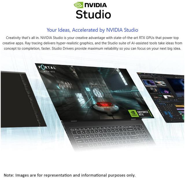 Alt view image 2 of 7 - MSI Prestige 16AI Studio Laptop, Intel Ultra 7-155H, 32 GB LPDDR5 RAM, 1 TB PCIe SSD, 16" QHD+ (2560x1600) Display, Nvidia G-Force RTX 4070, Backlit Numeric Keyboard, W11 Pro, Gray