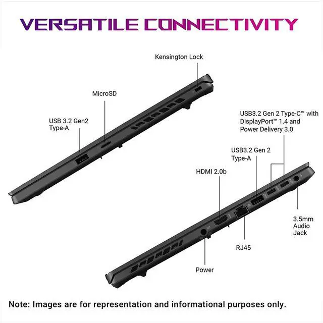 Alt view image 5 of 7 - ASUS ROG Zephyrus G16 Gaming Laptop, Intel i7-13620H, 16 GB DDR4 RAM, 512 GB PCle SSD, 16" FullHD (1920x1080), Nvidia G-force RTX 4070, W11 Home