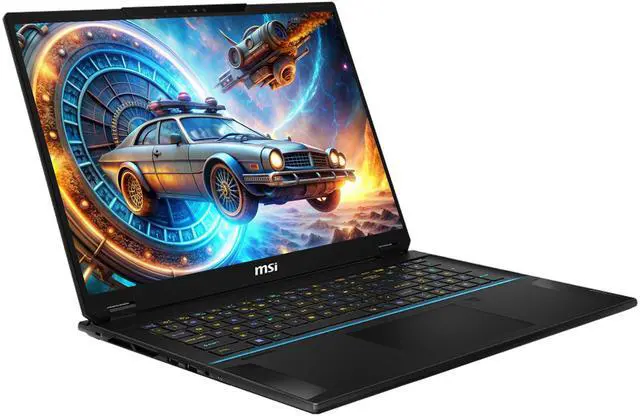 Alt view image 7 of 7 - MSI Stealth 18 AI Studio Gaming Laptop, Intel Ultra 9-185H, 32 GB DDR5 RAM, 1 TB PCle SSD, 18 QHD+ (2560x1600) 240Hz, Nvidia G-force RTX 4080, Backlit Keyboard, W11 Home