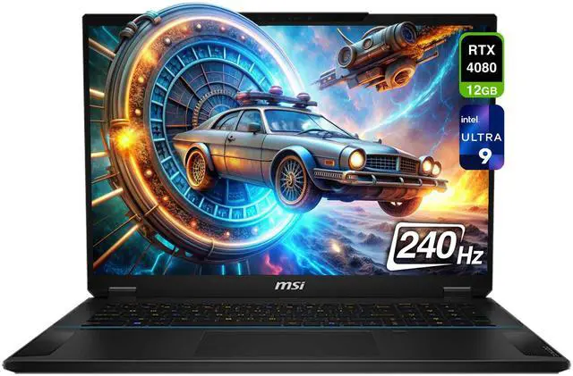 Main image of MSI Stealth 18 AI Studio Gaming Laptop, Intel Ultra 9-185H, 32 GB DDR5 RAM, 1 TB PCle SSD, 18 QHD+ (2560x1600) 240Hz, Nvidia G-force RTX 4080, Backlit Keyboard, W11 Home