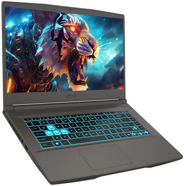 Alt view image 6 of 7 - MSI Thin A15 Gaming AI Laptop, AMD Ryzen 9 8945HS, 64 GB DDR5 RAM, 4 TB PCIe SSD, 15.6" FHD (1920x1080) 144 Hz IPS Display, Nvidia G-Force RTX 4060, Backlit Keyboard, W11 Pro, Black