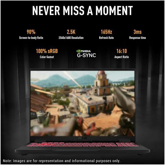 Alt view image 2 of 7 - ASUS TUF A16 Copilot+ Gaming Laptop, AMD Ryzen AI 9 HX 370, 32 GB LPDDR5x RAM, 1 TB PCle SSD, 16" WQXGA (2560x1600) 165Hz Display, Nvidia G-Force RTX 4060, 1-Zone RGB Keyboard, W11 Pro, Jaeger Gray