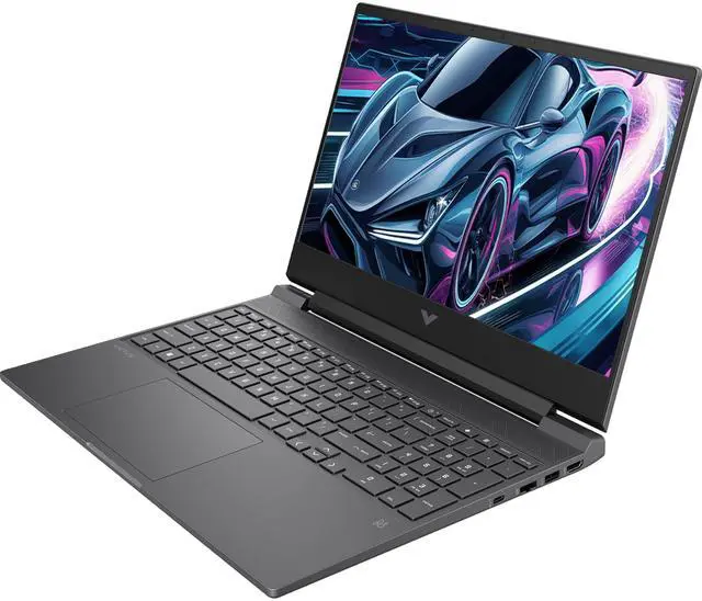 Alt view image 7 of 7 - HP Victus Gaming Laptop, AMD Ryzen 5 8645HS, 32 GB DDR5 RAM, 1 TB PCIe SSD, 15.6" FHD (1920x1080) 144Hz Display, Nvidia G-Force RTX 4050, Backlit Numeric Keyboard, W11 Home, Mica Silver