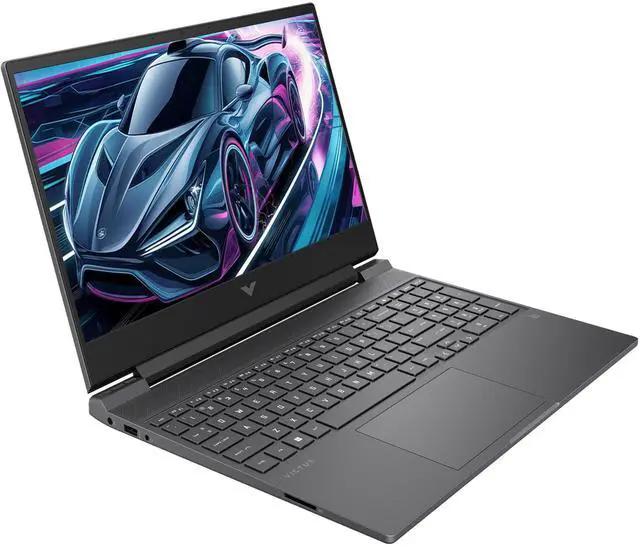 Alt view image 6 of 7 - HP Victus Gaming Laptop, AMD Ryzen 5 8645HS, 32 GB DDR5 RAM, 1 TB PCIe SSD, 15.6" FHD (1920x1080) 144Hz Display, Nvidia G-Force RTX 4050, Backlit Numeric Keyboard, W11 Home, Mica Silver