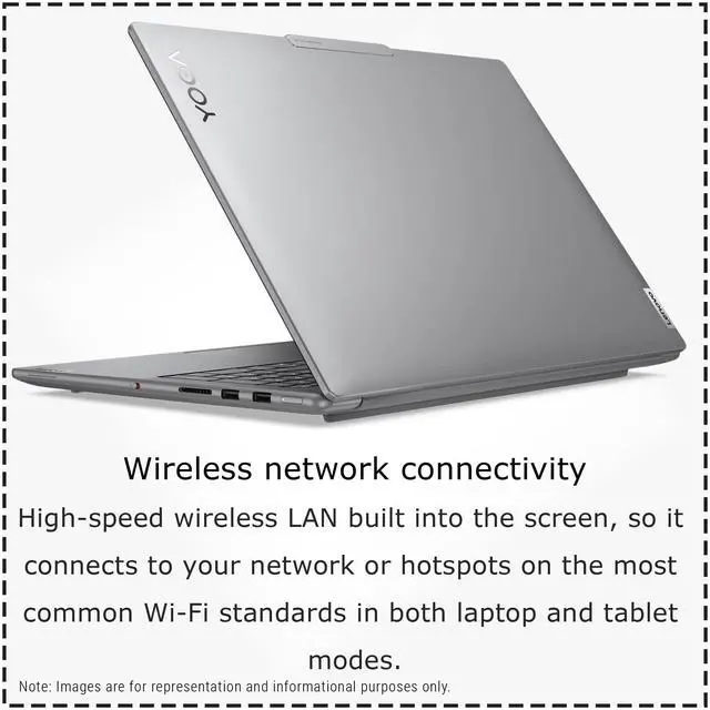 Alt view image 5 of 7 - Lenovo Yoga Pro 9i Laptop, Intel Core 9-185H, 32 GB LPDDR5X RAM, 2 TB PCIe SSD, 16" 3.2K Mini LED Touchscreen (3200x2000) Display, Nvidia G-Force RTX 4060, Backlit Keyboard, W11 Pro, Luna Grey