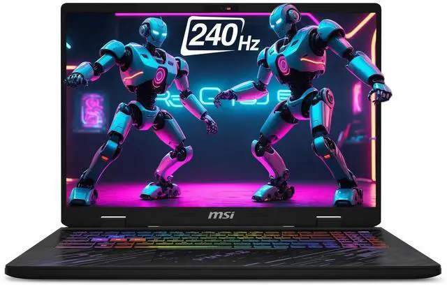 Main image of MSI Pulse 16 AI Gaming Laptop, Intel Ultra 9-185H, 64 GB DDR5 RAM, 4 TB PCIe SSD, 16" QHD+ (2560x1600), Nvidia G-force RTX 4070, W11 Home