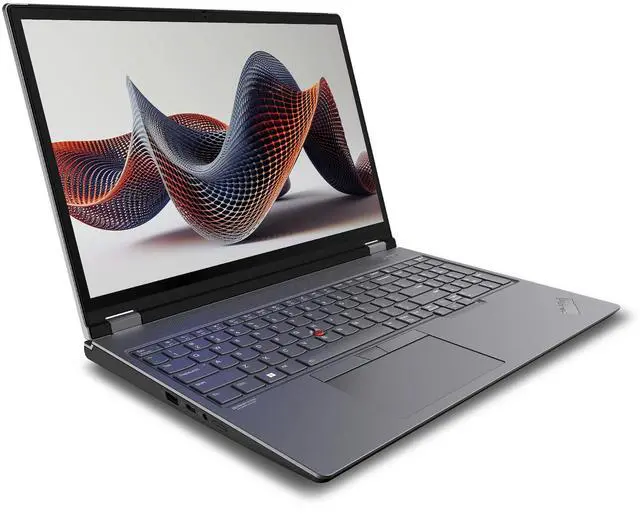 Alt view image 5 of 7 - Lenovo ThinkPad P16 Gen 2 Mobile Workstation, Intel i7-14700HX, 32 GB DDR5 RAM, 2 TB PCIe SSD, 16" WQUXGA (3840x2400) Display, Nvidia G-Force RTX 2000, Backlit Keyboard, W11 Pro, Storm Grey