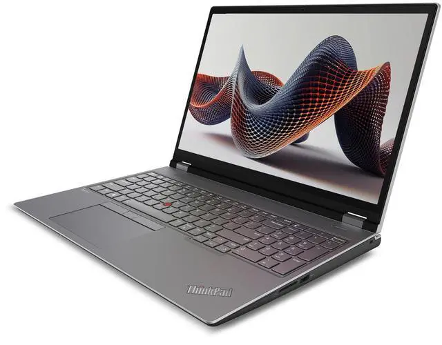 Alt view image 6 of 7 - Lenovo ThinkPad P16 Gen 2 Mobile Workstation, Intel i7-14700HX, 32 GB DDR5 RAM, 2 TB PCIe SSD, 16" WQUXGA (3840x2400) Display, Nvidia G-Force RTX 2000, Backlit Keyboard, W11 Pro, Storm Grey