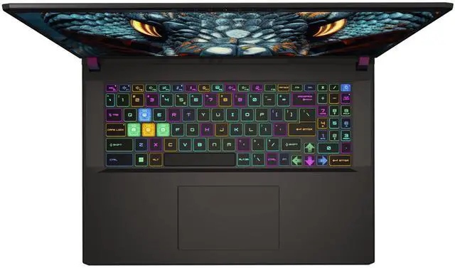 Alt view image 5 of 7 - MSI Vector 17 HX Gaming Laptop, Intel i9-14900HX, 64 GB DDR5 RAM, 4 TB PCIe SSD, 17" QHD+ (2560x1600) 240Hz Display, Nvidia G-Force RTX 4080, Backlit Keyboard, W11 Pro, Cosmo Gray