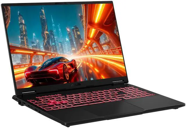 Alt view image 6 of 7 - ASUS TUF A16 Copilot+ Gaming Laptop, AMD Ryzen AI 9 270, 64 GB DDR5 RAM, 4 TB PCle SSD, 16" FHD+ (1920x1200) 165Hz Display, Nvidia G-Force RTX 5070, 1-Zone RGB Keyboard, W11 Home, Jaegar Gray