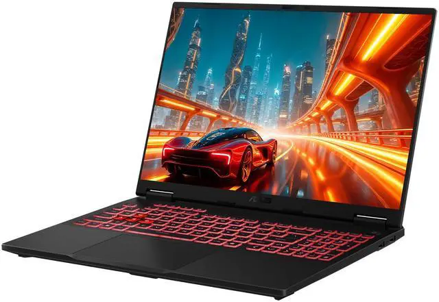 Alt view image 7 of 7 - ASUS TUF A16 Copilot+ Gaming Laptop, AMD Ryzen AI 9 270, 64 GB DDR5 RAM, 4 TB PCle SSD, 16" FHD+ (1920x1200) 165Hz Display, Nvidia G-Force RTX 5070, 1-Zone RGB Keyboard, W11 Home, Jaegar Gray