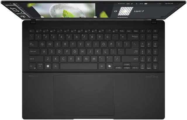 Alt view image 2 of 7 - ASUS Vivobook S Copilot+ Laptop, AMD Ryzen AI 9 HX 370, 32 GB LPDDR5x RAM, 1 TB PCIe SSD, 15.6" 3K (2880x1620) Display, AMD Radeon 890M, 1-Zone RGB Backlit Keyboard, W11 Pro, Neutral Black