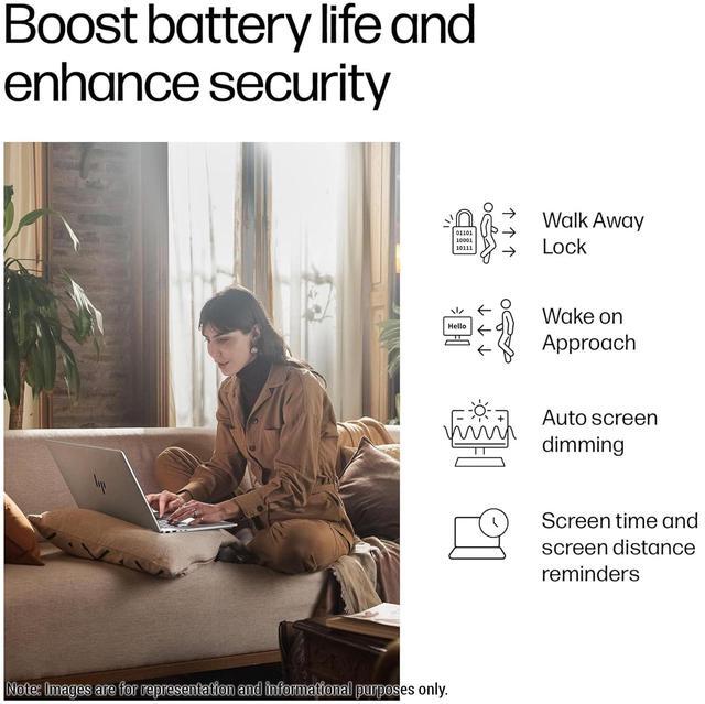 Alt view image 4 of 7 - HP OmniBook 7 Flip Copilot+ AI Laptop, Intel Ultra 7-258V, 32 GB LPDDR5x RAM, 1 TB PCIe SSD, 16" 3K (2880x1800) OLED Touchscreen, Intel Arc 140V, Backlit Keyboard, W11 Home, Silver