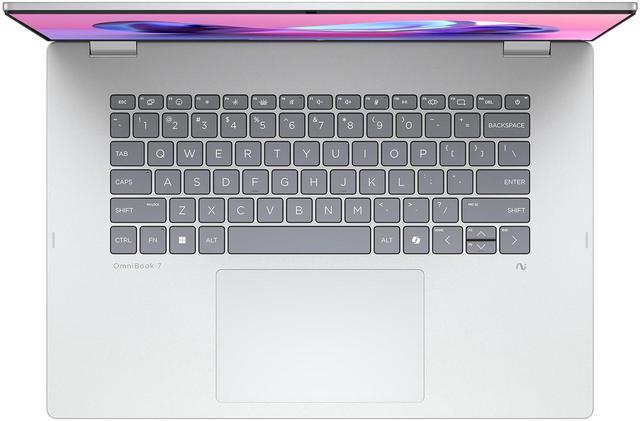 Alt view image 5 of 7 - HP OmniBook 7 Flip Copilot+ AI Laptop, Intel Ultra 7-258V, 32 GB LPDDR5x RAM, 1 TB PCIe SSD, 16" 3K (2880x1800) OLED Touchscreen, Intel Arc 140V, Backlit Keyboard, W11 Home, Silver