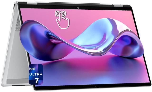 Main image of HP OmniBook 7 Flip Copilot+ AI Laptop, Intel Ultra 7-258V, 32 GB LPDDR5x RAM, 1 TB PCIe SSD, 16" 3K (2880x1800) OLED Touchscreen, Intel Arc 140V, Backlit Keyboard, W11 Home, Silver