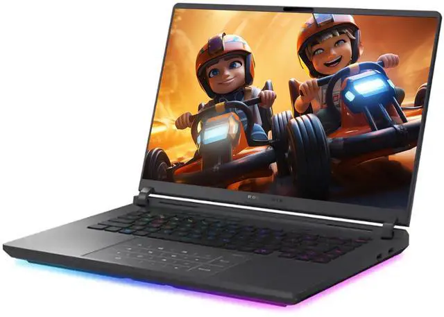 Alt view image 7 of 7 - ASUS ROG Strix G16 Gaming Laptop, Intel Ultra 9-275HX, 64 GB DDR5 RAM, 2 TB PCIe SSD, 16" 2.5K (2560x1600) 240Hz Nebula Display, Nvidia G-Force RTX 5070, RGB Backlit Keyboard, W11 Pro, Eclipse Gray