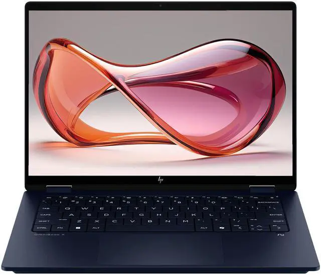 Alt view image 5 of 7 - HP OmniBook X Flip 2-in-1 Copilot+ Laptop, Intel Ultra 7-256V, 16 GB LPDDR5x RAM, 1 TB PCIe SSD, 14" 2K (1920x1200) Touchscreen, Intel Arc 140V, Backlit Keyboard, W11 Home, Atmospheric Blue
