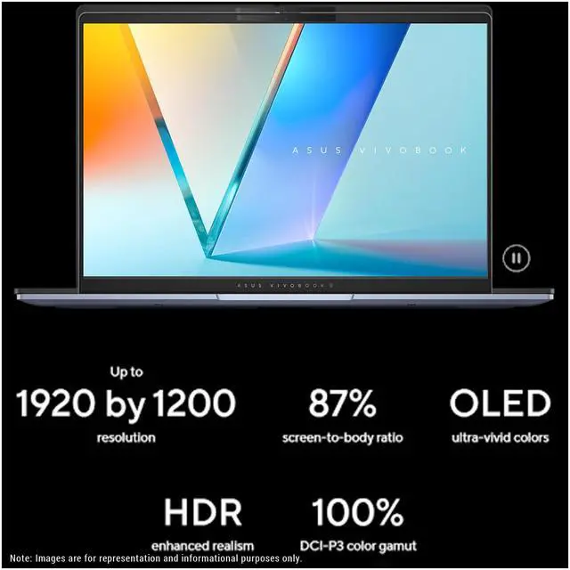 Alt view image 2 of 7 - ASUS Vivobook S 14 Copilot+ Laptop, Intel Ultra 7-258V, 32 GB LPDDR5x RAM, 2 TB PCIe SSD, 14" WUXGA (1920x1200) Display, Intel Arc Graphics, Backlit Keyboard, W11 Home, Mist Blue