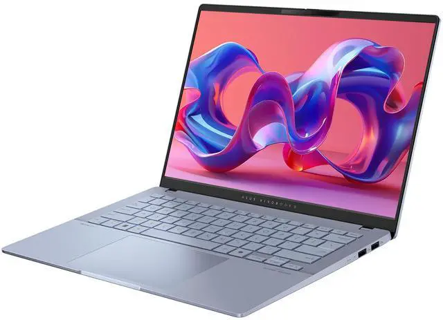 Alt view image 7 of 7 - ASUS Vivobook S 14 Copilot+ Laptop, Intel Ultra 7-258V, 32 GB LPDDR5x RAM, 2 TB PCIe SSD, 14" WUXGA (1920x1200) Display, Intel Arc Graphics, Backlit Keyboard, W11 Home, Mist Blue